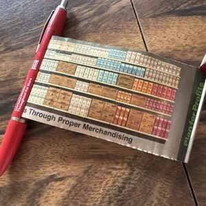 VTG 1986 Similac Isomil Salesman Advertising Pen With Pull Out Sales Brochure‎